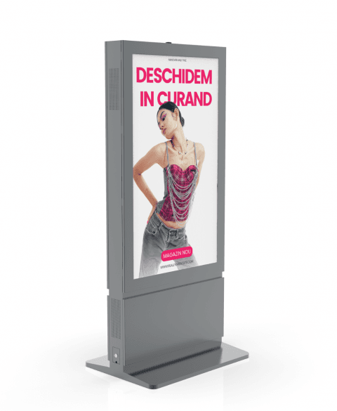 Kiosk Premium cu Rame Albe